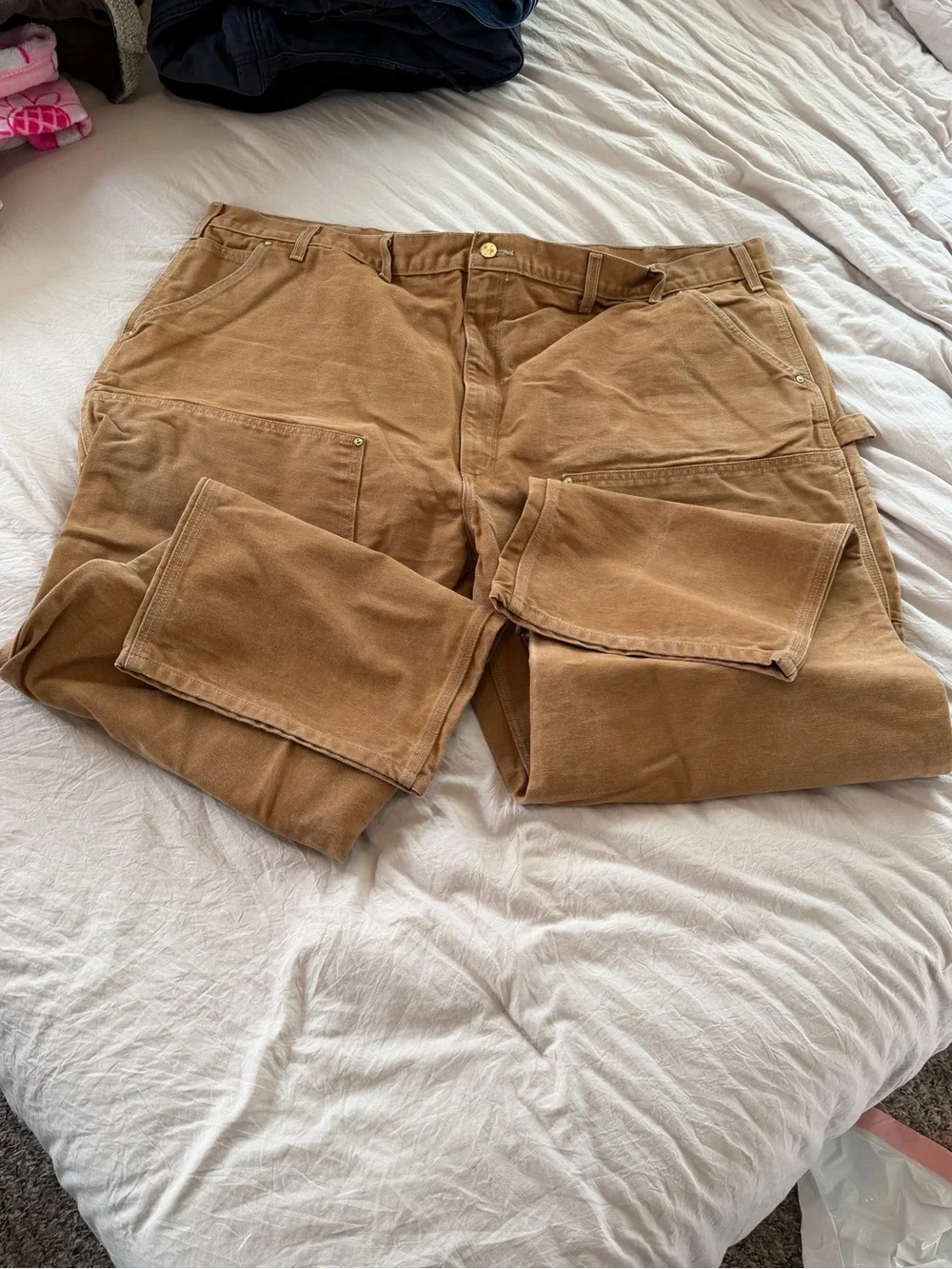 Carhartt Tan Corduroy Work Pants